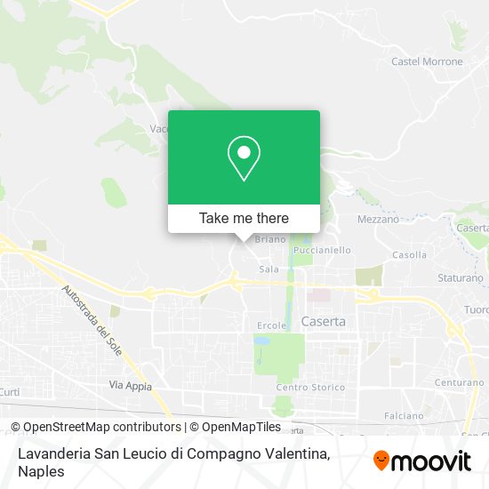 Lavanderia San Leucio di Compagno Valentina map