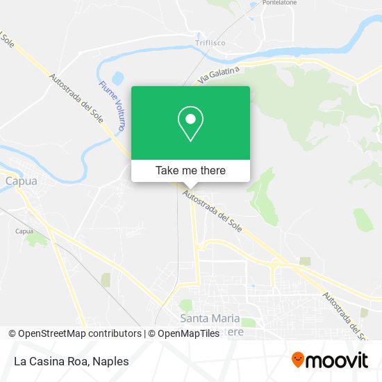 La Casina Roa map