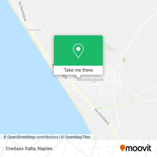 Credass Italia map
