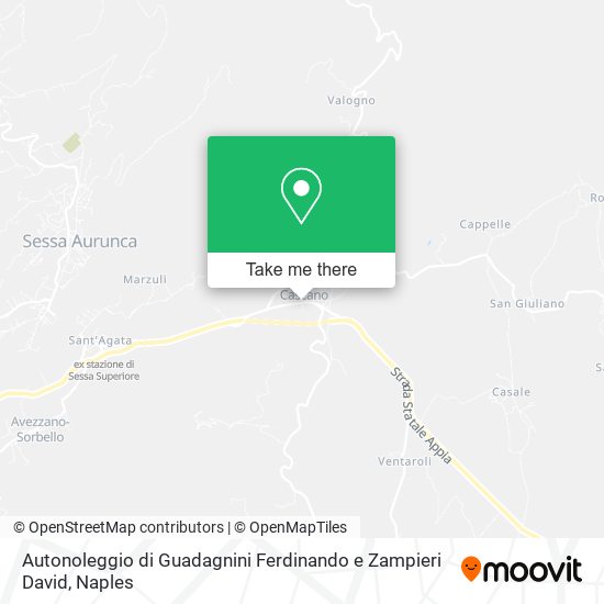 Autonoleggio di Guadagnini Ferdinando e Zampieri David map