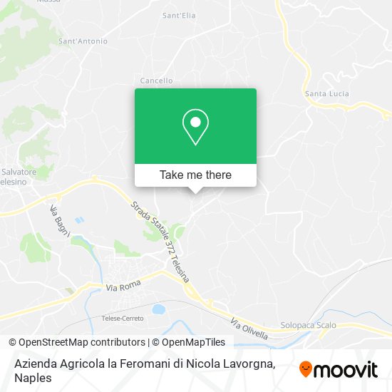 Azienda Agricola la Feromani di Nicola Lavorgna map