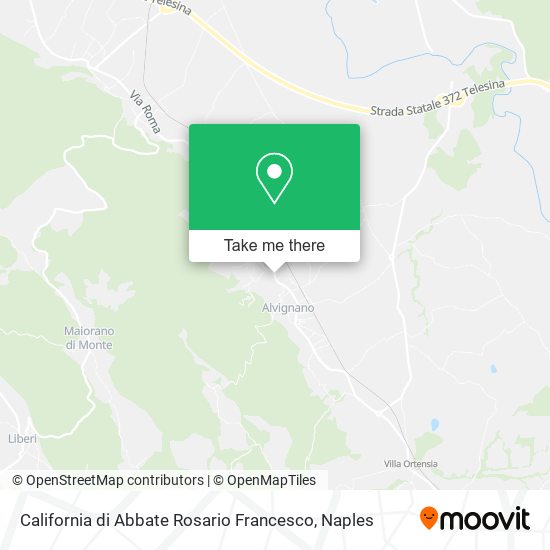 California di Abbate Rosario Francesco map