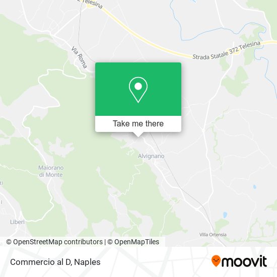 Commercio al D map
