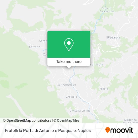 Fratelli la Porta di Antonio e Pasquale map