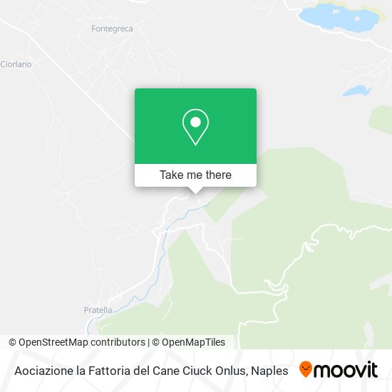 Aociazione la Fattoria del Cane Ciuck Onlus map