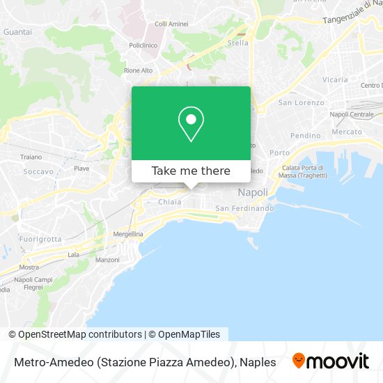 Metro-Amedeo (Stazione Piazza Amedeo) map