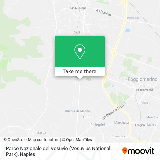 Parco Nazionale del Vesuvio (Vesuvius National Park) map