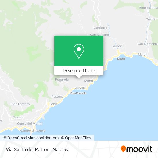 Via Salita dei Patroni map