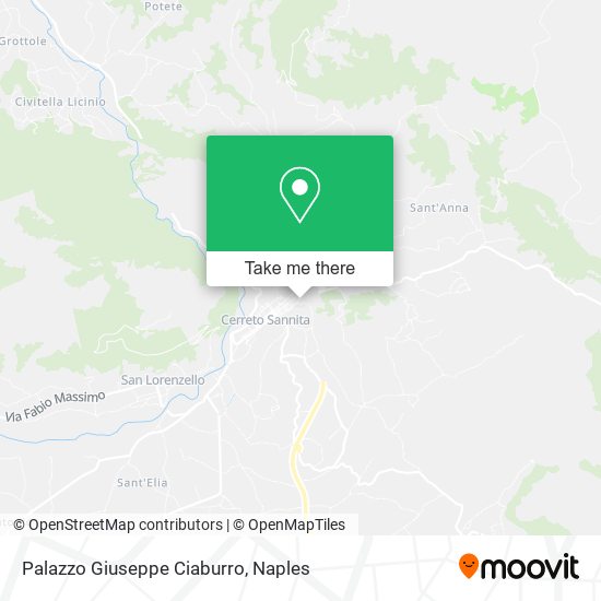 Palazzo Giuseppe Ciaburro map