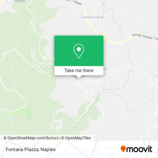 Fontana Piazza map