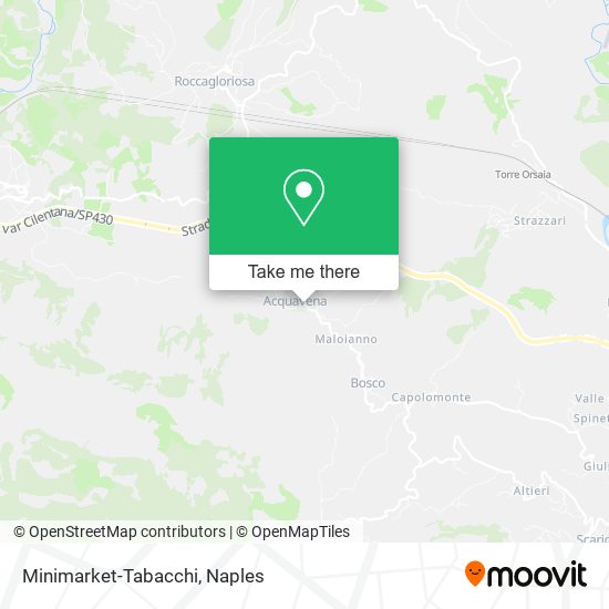 Minimarket-Tabacchi map