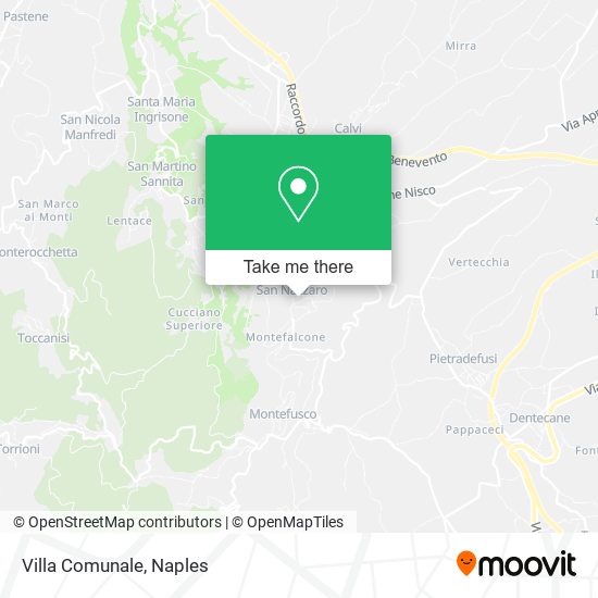 Villa Comunale map