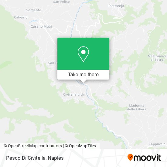 Pesco Di Civitella map