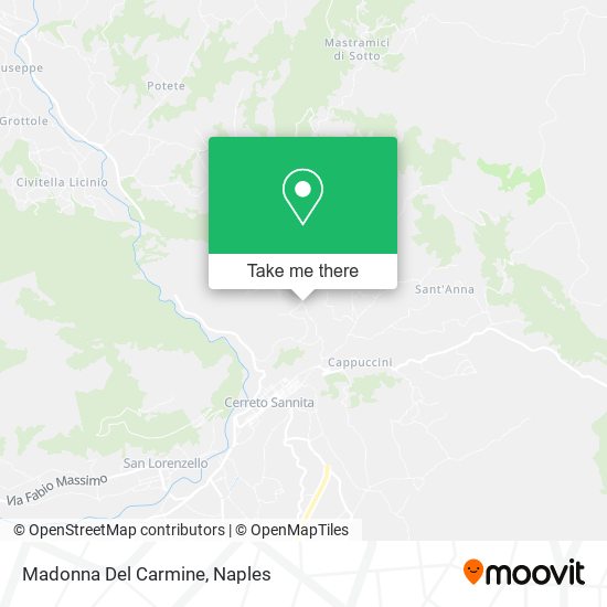 Madonna Del Carmine map