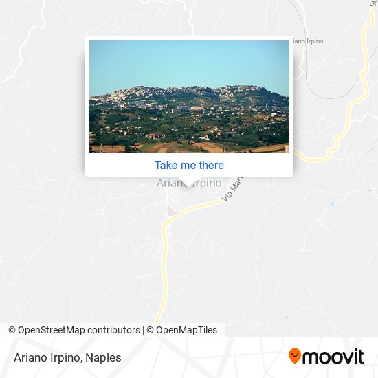 Ariano Irpino map