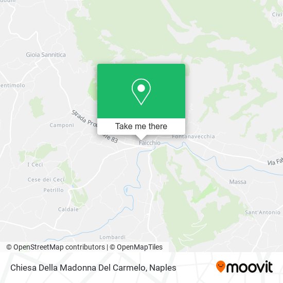Chiesa Della Madonna Del Carmelo map