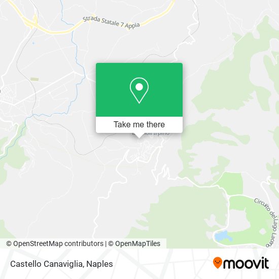Castello Canaviglia map