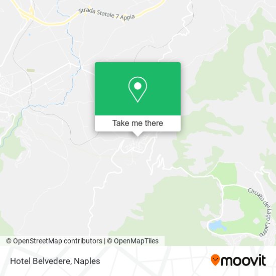 Hotel Belvedere map