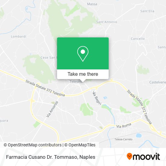 Farmacia Cusano Dr. Tommaso map