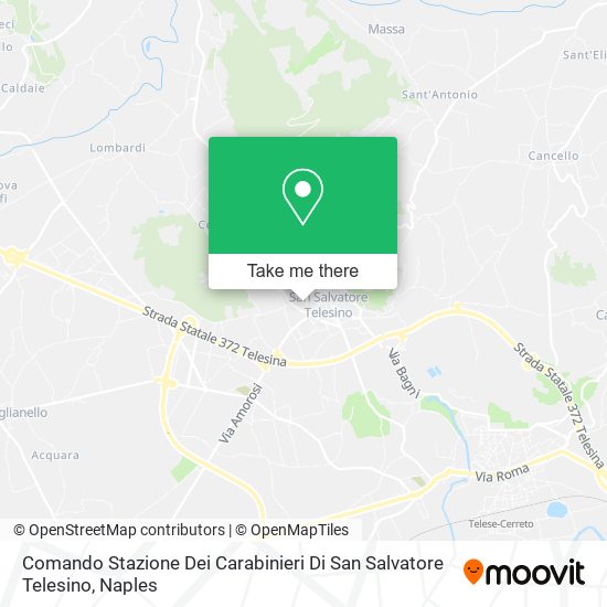 Comando Stazione Dei Carabinieri Di San Salvatore Telesino map