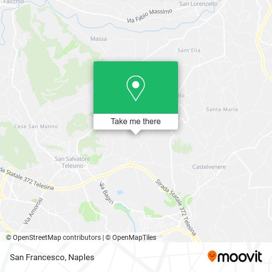 San Francesco map