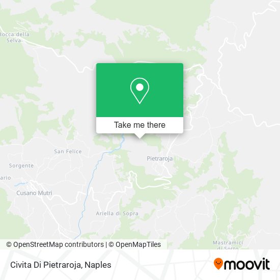 Civita Di Pietraroja map