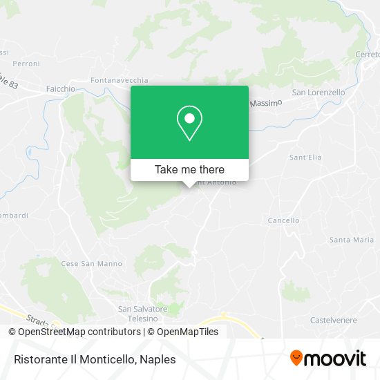 Ristorante Il Monticello map