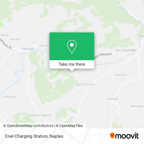 Enel Charging Station map