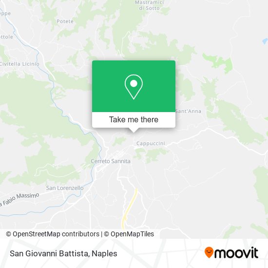 San Giovanni Battista map