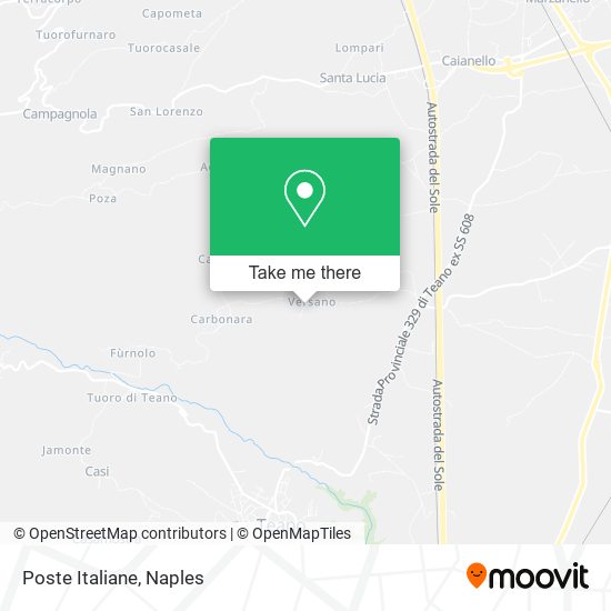 Poste Italiane map