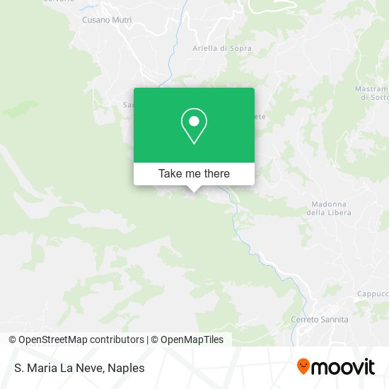 S. Maria La Neve map