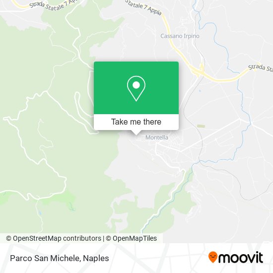 Parco San Michele map