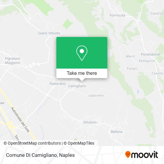 Comune Di Camigliano map