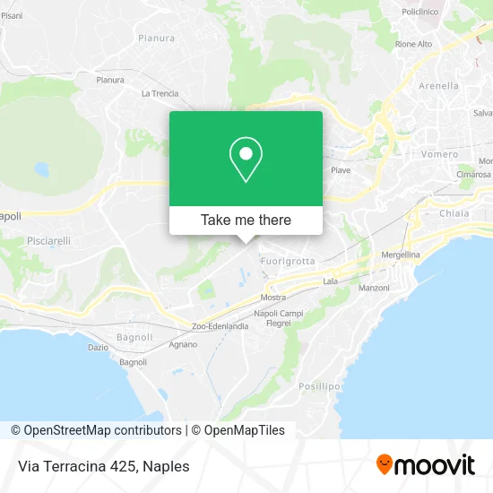 Via Terracina 425 map