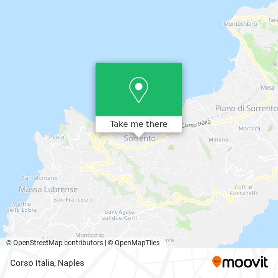 Corso Italia map