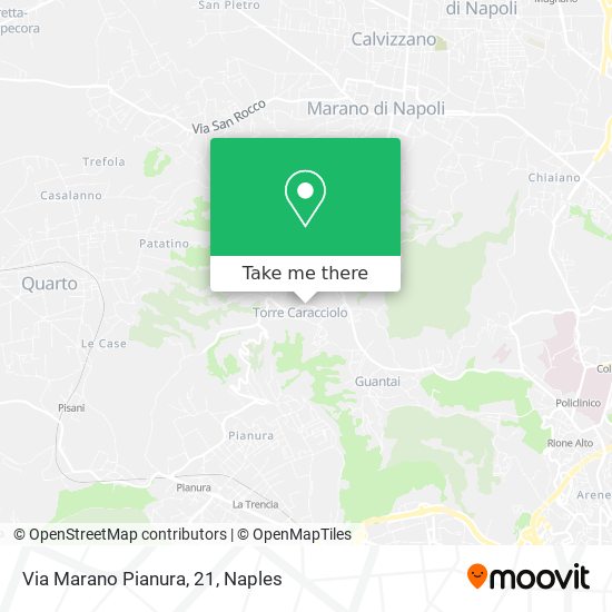 Via Marano Pianura, 21 map