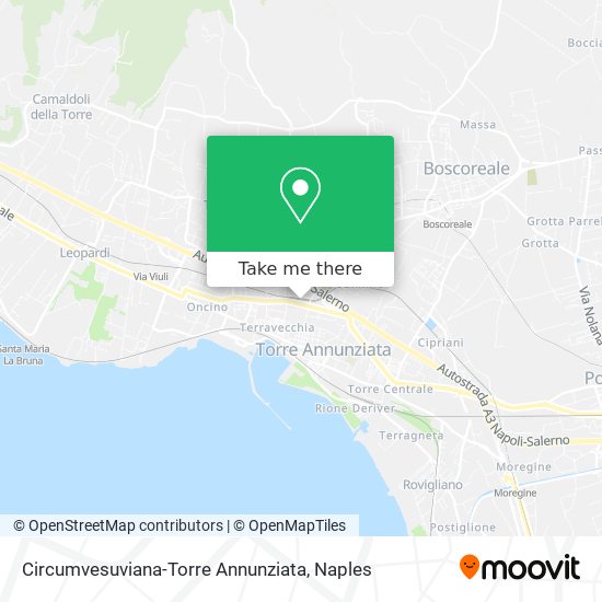 Circumvesuviana-Torre Annunziata map