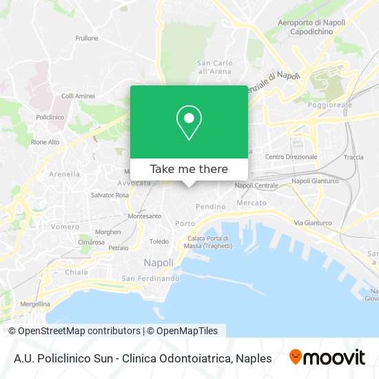 A.U. Policlinico Sun - Clinica Odontoiatrica map