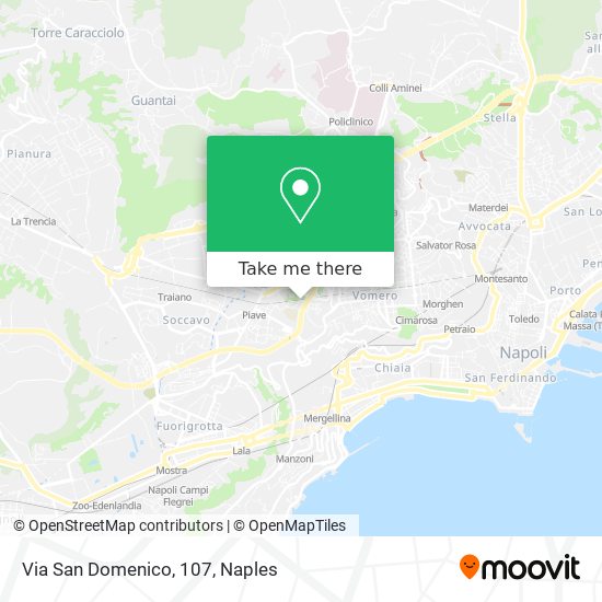 Via San Domenico, 107 map