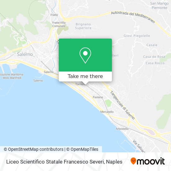 Liceo Scientifico Statale Francesco Severi map