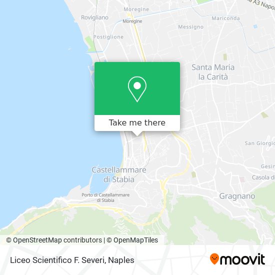 Liceo Scientifico F. Severi map