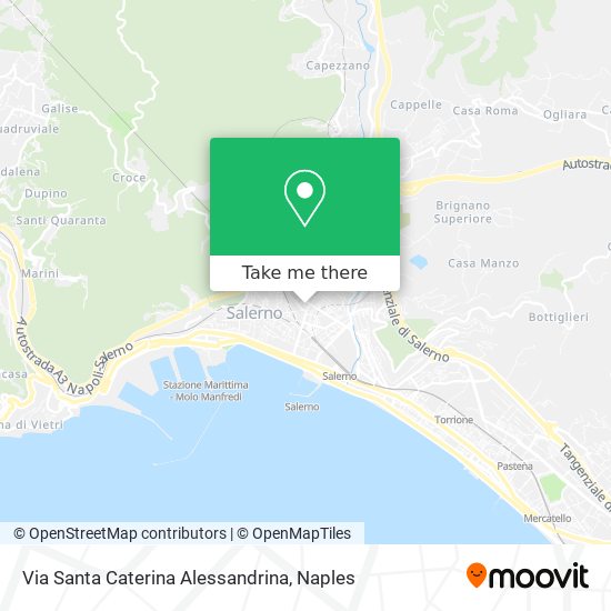 Via Santa Caterina Alessandrina map