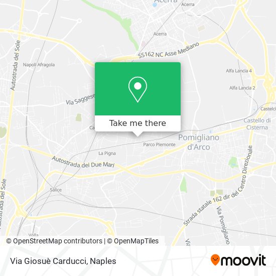 Via Giosuè Carducci map