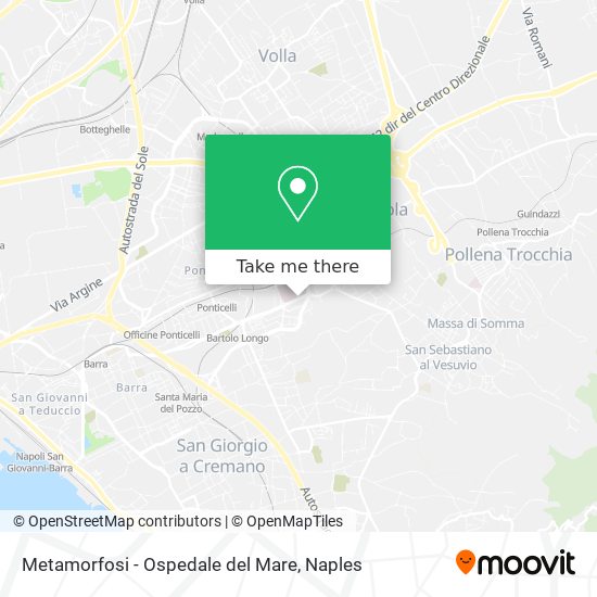 Metamorfosi - Ospedale del Mare map