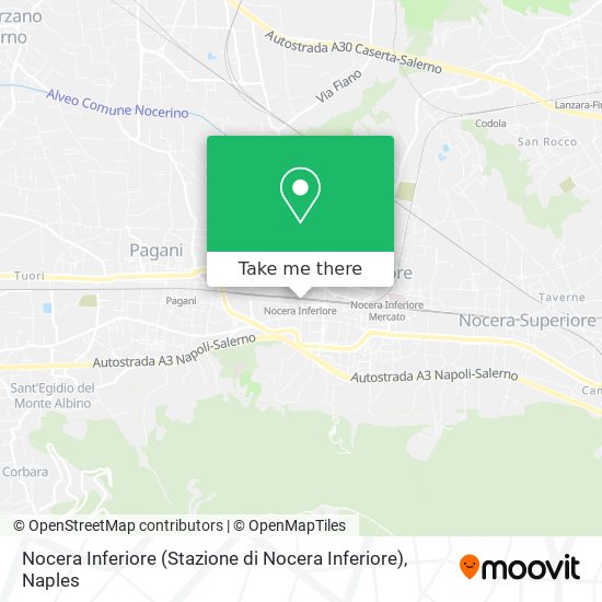 Nocera Inferiore (Stazione di Nocera Inferiore) map