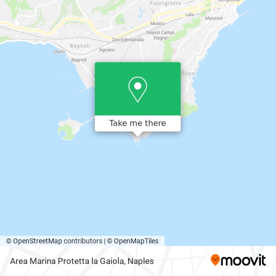 Area Marina Protetta la Gaiola map