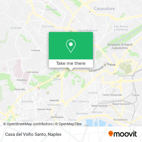 Casa del Volto Santo map