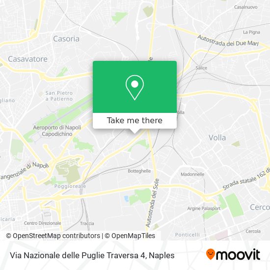 Via Nazionale delle Puglie Traversa 4 map