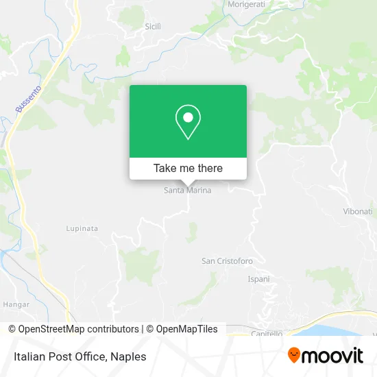 Italian Post Office map