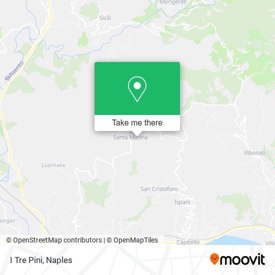 I Tre Pini map